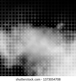 Light Gray vector pattern with circles. Modern abstract illustration with colorful circle shapes. Design for posters, banners.