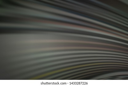 Light Gray vector pattern with curved lines. Colorful abstract illustration with gradient lines. A new texture for your  ad, booklets, leaflets.
