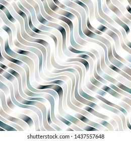 Light Gray vector pattern with curved lines. Brand new colorful illustration with bent lines. Template for your UI design.