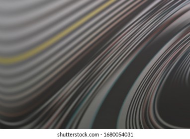 Light Gray vector pattern with curved lines. Geometric illustration in abstract style with gradient.  New composition for your brand book.