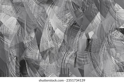 Light Gray vector pattern with curved lines. Brand new colorful illustration in curved style. Best design for your business.