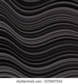 Light Gray vector pattern with curves. Bright illustration with gradient circular arcs. Pattern for websites, landing pages.