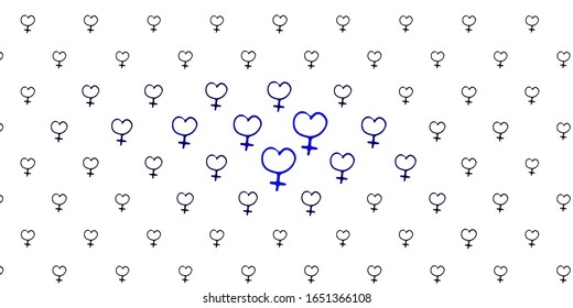 Light Gray vector pattern with feminism elements. Colorful illustration with gradient feminism shapes. Design for International Women’s Day.