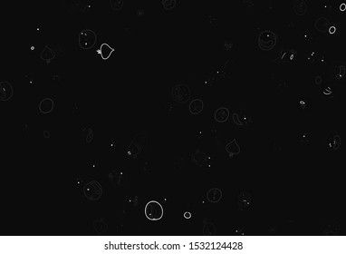 Light Gray vector pattern with fresh ingredients. Illustration with set of fresh food in doodle style. Pattern for menu of cafes, bars, restaurants.