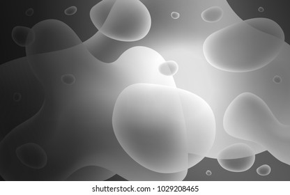 Light Gray vector pattern with lamp shapes. Geometric illustration in memphis style with gradient.  A completely new memphis design for your business.