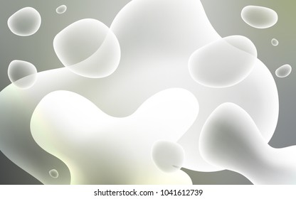 Light Gray vector pattern with lamp shapes. A completely new color illustration in memphis style. The best blurred design for your business.