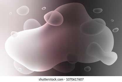 Light Gray vector pattern with lamp shapes. Creative illustration in halftone memphis style with gradient. Memphis design for your web site.