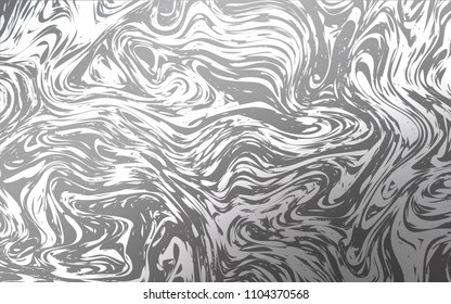 Light Gray vector pattern with lava shapes. A completely new color illustration in marble style. Marble design for your web site.