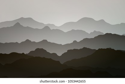 Light Gray vector pattern with lines, ovals. Creative illustration in halftone mountain style with gradient. A completely new memphis design for your business.