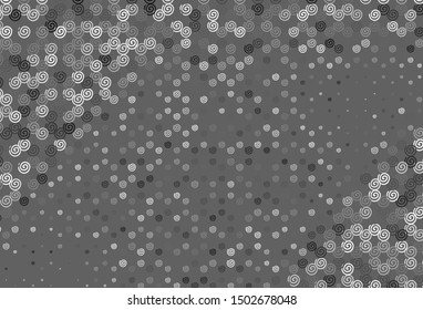 Light Gray vector pattern with lines. Modern gradient abstract illustration with bandy lines. Elegant pattern for a brand book.