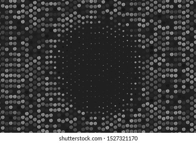 Light Gray vector pattern with lines. Brand new colorful illustration in simple style. Elegant pattern for a brand book.