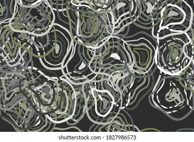 Light Gray vector pattern with lines. Modern gradient abstract illustration with bandy lines. New composition for your brand book.