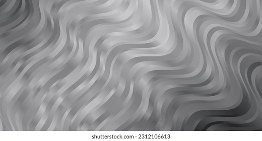 Light Gray vector pattern with lines. Abstract gradient illustration with wry lines. Pattern for websites, landing pages.