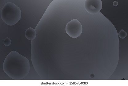 Light Gray vector pattern with liquid shapes. Glitter abstract illustration with wry lines. Brand-new design for your ads, poster, banner.