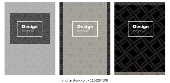 Light Gray vector pattern for magazines. Glitter abstract design concept with text box. Completely new template books.