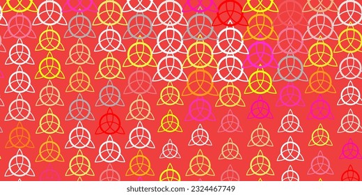 Light Gray vector pattern with magic elements. Abstract illustration with gothic gradient shapes. Design for magic, spiritual events.