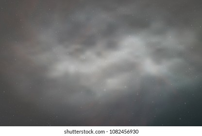 Light Gray vector pattern with night sky stars. Glitter abstract illustration with colorful cosmic stars. Best design for your ad, poster, banner.