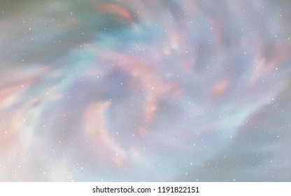 Light Gray vector pattern with night sky stars. Space stars on blurred abstract background with gradient. Pattern for astronomy websites.