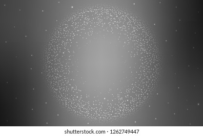 Light Gray vector pattern with night sky stars. Shining colored illustration with bright astronomical stars. Pattern for astrology websites.