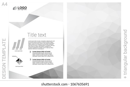 Light Gray vector  pattern for posters. Booklet with textbox on colorful abstract background. Beautiful design for cover of notepads.