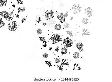Light Gray vector pattern with random forms. Illustration with colorful gradient shapes in abstract style. Background for a cell phone.