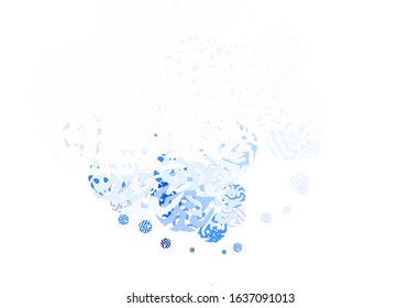 Light Gray vector pattern with random forms. Modern abstract illustration with colorful random forms. Background for a cell phone.