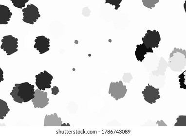 Light Gray vector pattern with random forms. Illustration with colorful gradient shapes in abstract style. Background for a cell phone.