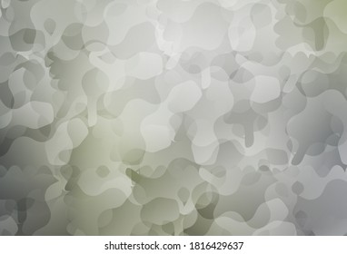 Light Gray vector pattern with random forms. Decorative design in abstract style with random forms. Modern design for your business card.