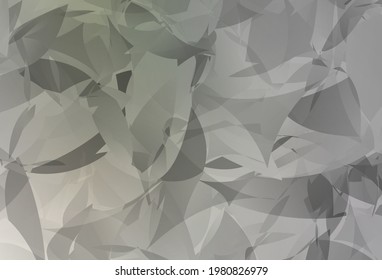 Light Gray vector pattern with random polygonals. Illustration with colorful gradient shapes in abstract style. Best smart design for your business.