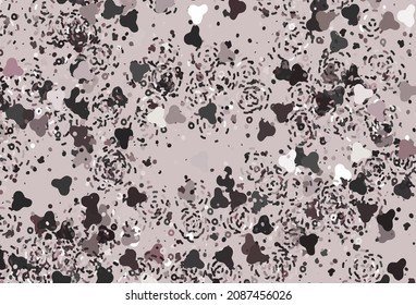 Light Gray vector pattern with random forms. Simple colorful illustration with abstract gradient shapes. Simple design for your web site.