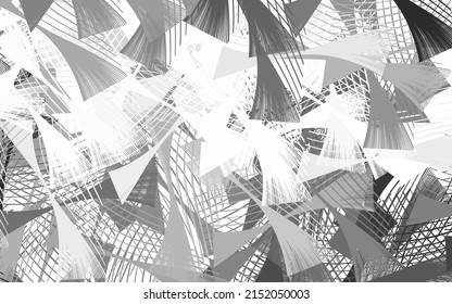 Light Gray vector pattern with random forms. Illustration with colorful gradient shapes in abstract style. Best smart design for your business.