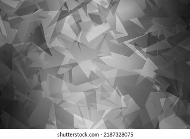 Light Gray vector pattern with random polygonals. Illustration with colorful gradient shapes in abstract style. Modern design for your business card.