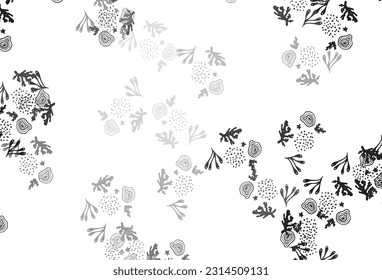 Light Gray vector pattern with random forms. Colorful chaotic forms with gradient in modern style. Background for a cell phone.