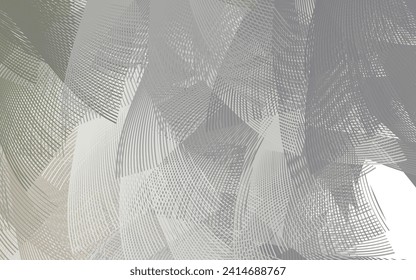 Light Gray vector pattern with random forms. Decorative design in abstract style with random forms. Background for a cell phone.