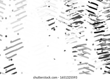 Light Gray vector pattern with sharp lines. Colorful shining illustration with lines on abstract template. Pattern for ads, posters, banners.
