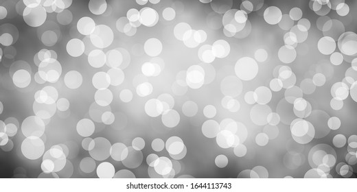 Light Gray vector pattern with spheres. Colorful illustration with gradient dots in nature style. New template for a brand book.