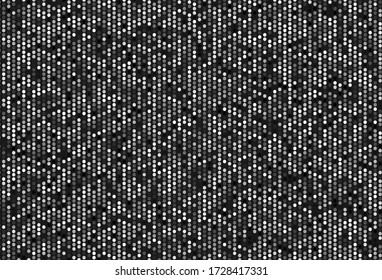 Light Gray vector pattern with spheres. Glitter abstract illustration with blurred drops of rain. Design for your business advert.