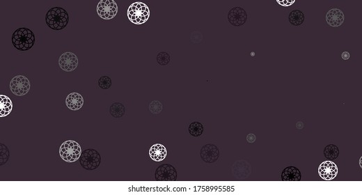 Light Gray vector pattern with spheres. Modern abstract illustration with colorful circle shapes. Pattern for business ads.