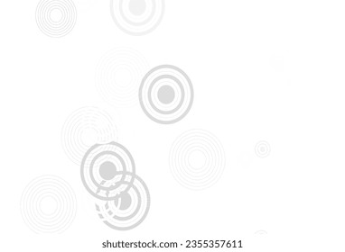 Light Gray vector pattern with spheres. Blurred bubbles on abstract background with colorful gradient. Pattern for futuristic ad, booklets.