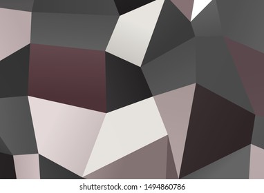 Light Gray vector pattern in square style. Abstract gradient illustration with rectangles. Pattern can be used for websites.