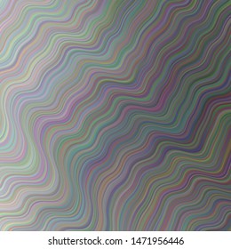 Light Gray vector pattern with wry lines. A sample with colorful lines, shapes. Pattern for your business design.