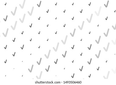 Light Gray vector pattern with wry lines. A completely new colorful illustration in simple style. The best colorful design for your business.