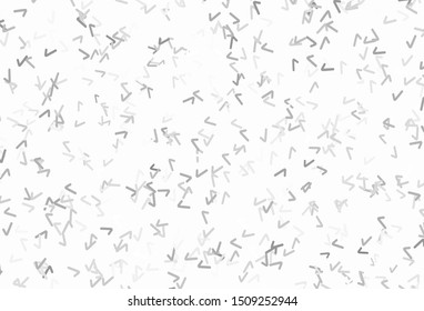 Light Gray vector pattern with wry lines. Brand new colorful illustration in simple style. Template for cell phone screens.