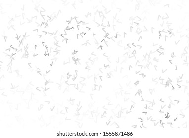 Light Gray vector pattern with wry lines. Brand new colorful illustration in simple style. Template for cell phone screens.