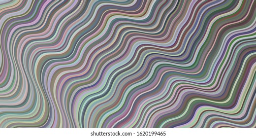 Light Gray vector pattern with wry lines. A sample with colorful lines, shapes. Pattern for your business design.