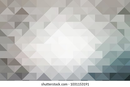 Light Gray vector polygon abstract template. Colorful illustration in abstract style with gradient. Brand-new design for your business.
