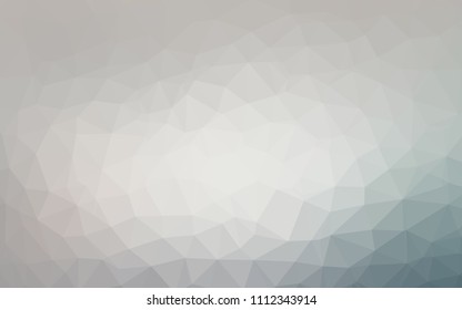 Light Gray vector polygon abstract background. A completely new color illustration in a polygonal style. A completely new design for your leaflet.