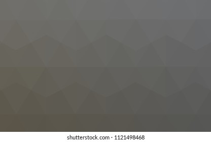 Light Gray vector polygon abstract backdrop. Colorful illustration in polygonal style with gradient. Pattern for a brand book's backdrop.