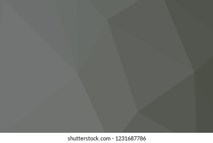 Light Gray vector polygon abstract backdrop. Shining colorful illustration with triangles. Pattern for a brand book's backdrop.