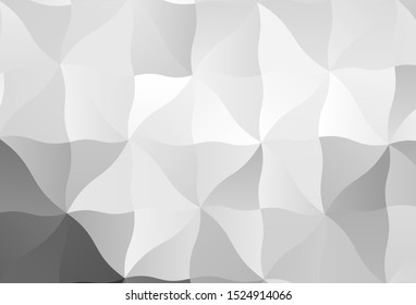 Light Gray vector polygon abstract background. Polygonal abstract illustration with gradient. Pattern for a brand book's backdrop.